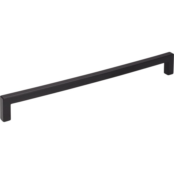 Elements 224 mm Center-to-Center Matte Black Square Stanton Cabinet Bar Pull 625-224MB - main